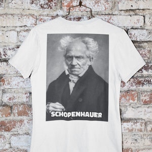 Arthur Schopenhauer Great German Philosopher T-shirt G500 5.3 oz. T-Shirt