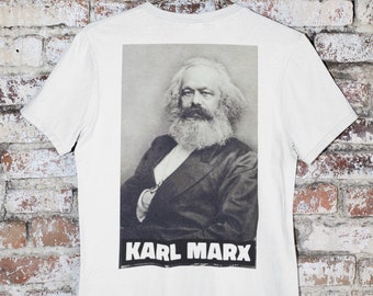 Karl Marx Communits Philosopher T-shirt Literary Portrait Socialist Revolutionary shirt G500 5.3 oz. T-Shirt