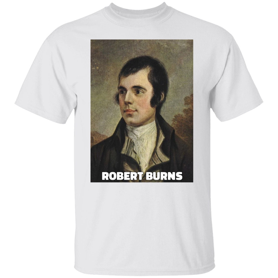 Discover Robert Burns Scottish Poet Writer T-Shirt Classic Literature Romantic Poet Tshirt