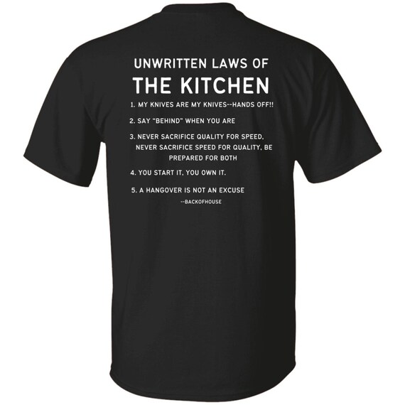 Rules Of The Kitchen, Funny Chefs T-Shirt And Gift Rules Of The Kitchen, Funny Chefs T-Shirt And Gift