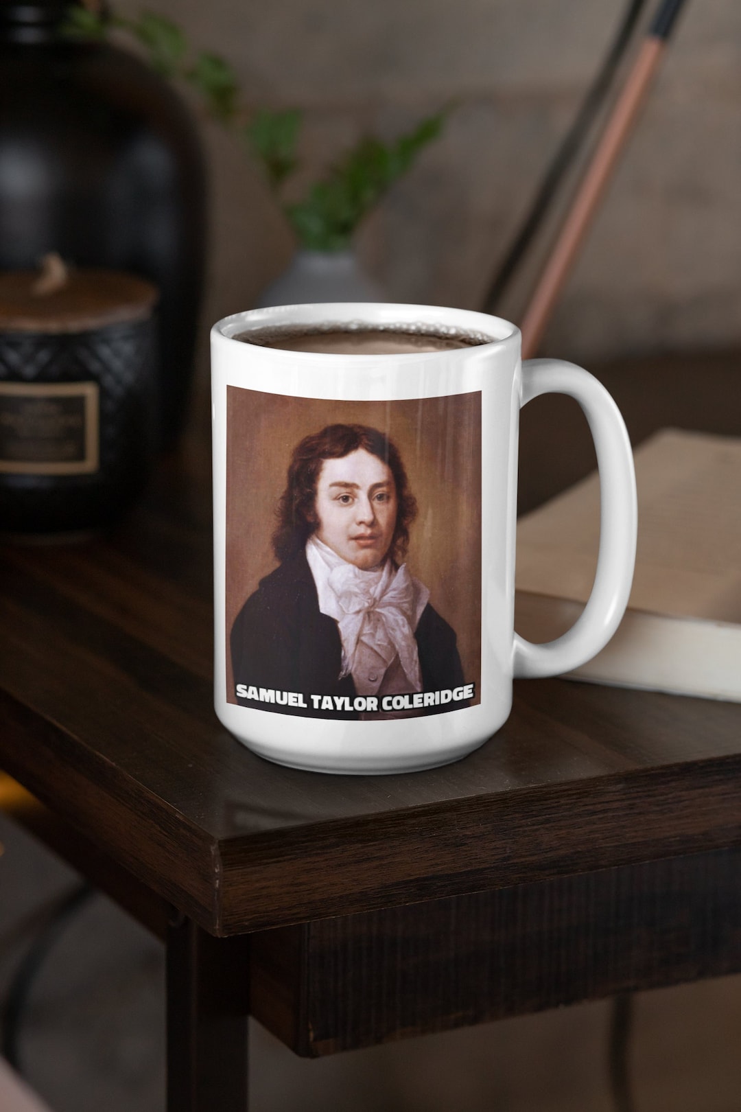 Romantische Dichter Becher, englische Poesie Becher, Lehrer Geschenk