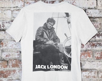 Jack London T-shirt American Writer Call of the Wild Author Shirt G500 5.3 oz. T-Shirt