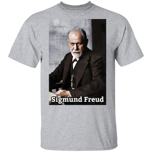 Sigmund Freud Founder of Psychoanalysis Psychology T-Shirt Psychiatrist Psychologist Mental Health Gift Tee Shirt