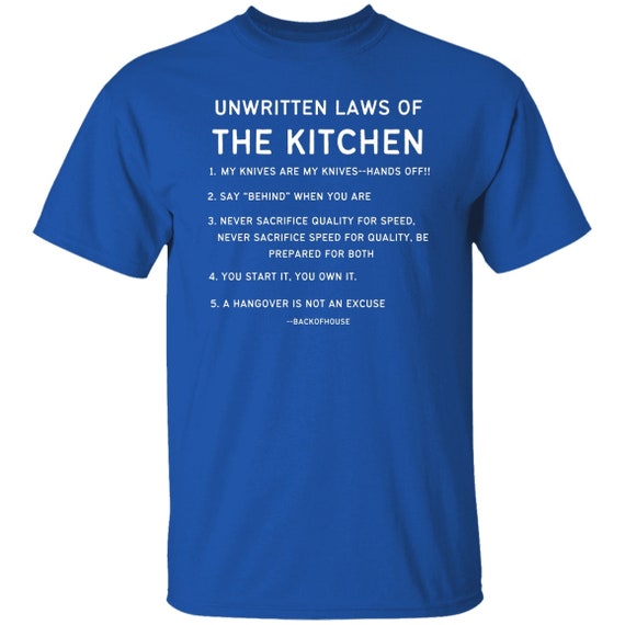 Rules Of The Kitchen, Funny Chefs T-Shirt And Gift Rules Of The Kitchen, Funny Chefs T-Shirt And Gift