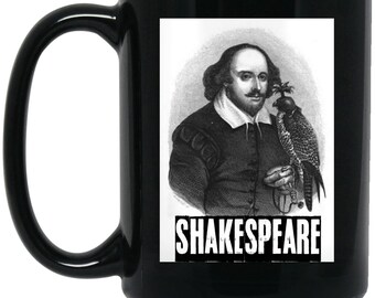 William Shakespeare Shakespearean Literary Mug: Bard's Plays & Sonnets Gift for English Literature Enthusiasts