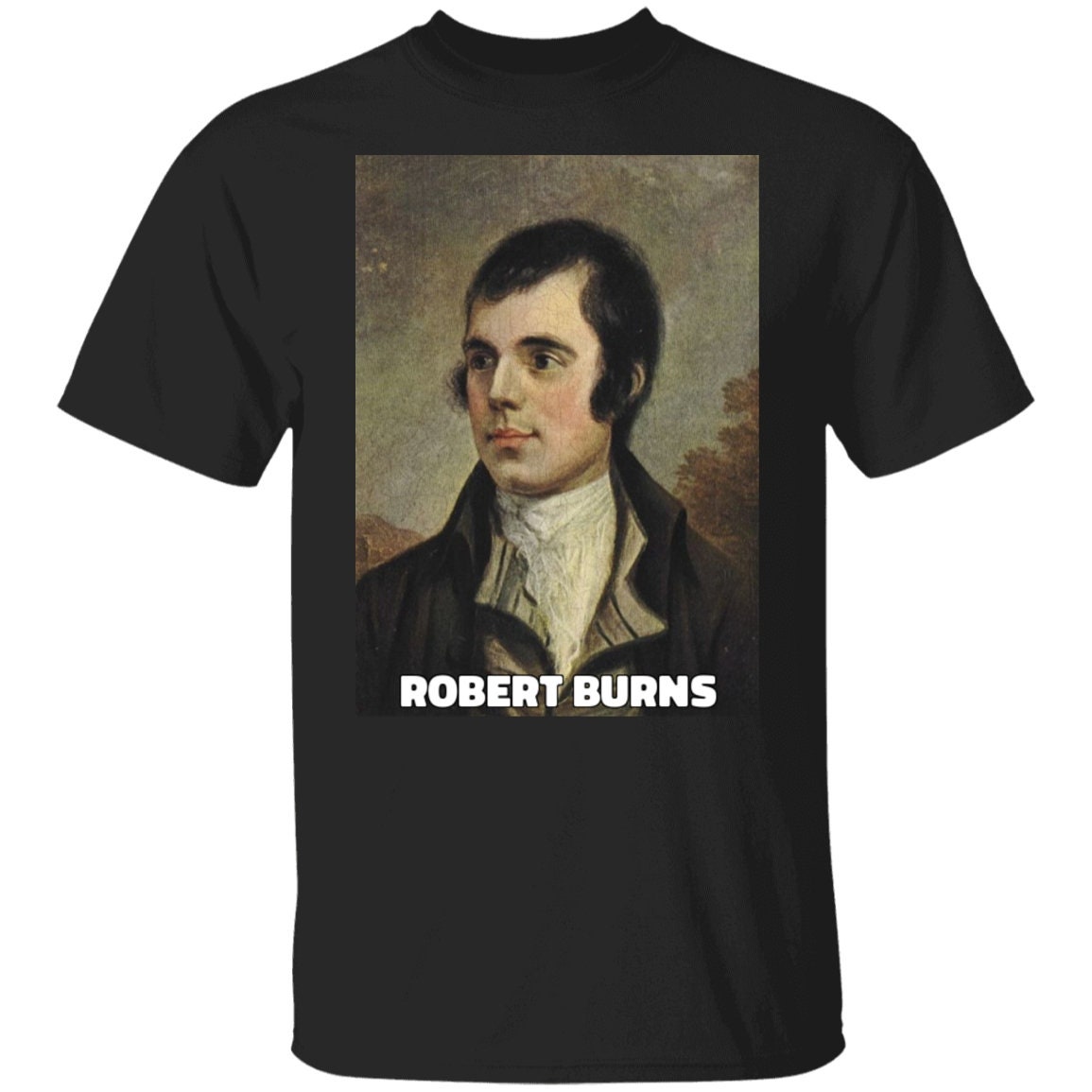 Discover Robert Burns Scottish Poet Writer T-Shirt Classic Literature Romantic Poet Tshirt