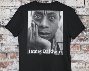 James Baldwin T-shirt, Black History Month Shirt, American Author Shirt G500 5.3 oz. T-Shirt