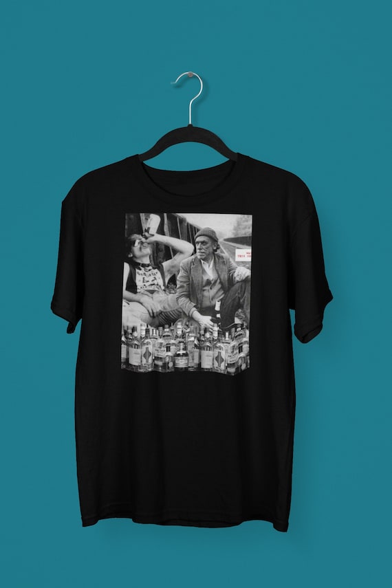 Charles Bukowski Punk Rock Shirt – GG Allin Drunk Writer Tee – Alcohol Literary Quote T-Shirt for Fans