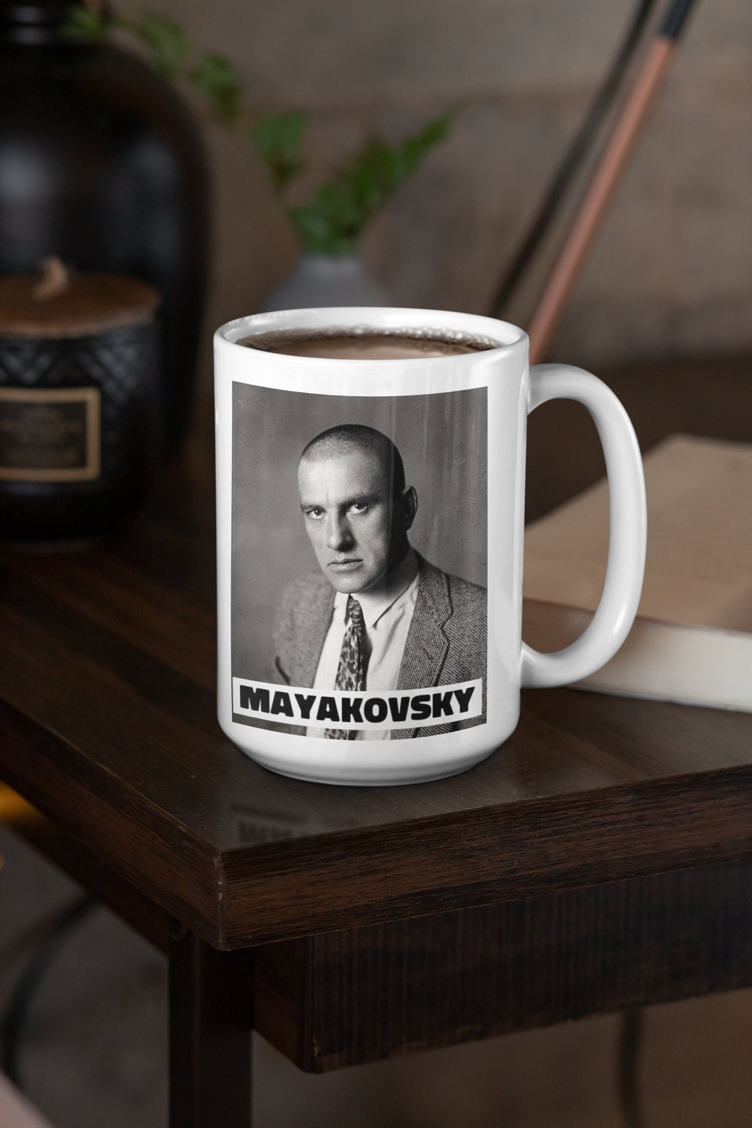 Mayakovsky Vladimir Mayakovsky Russian Futurist Playwright Poet Coffee Mug ...