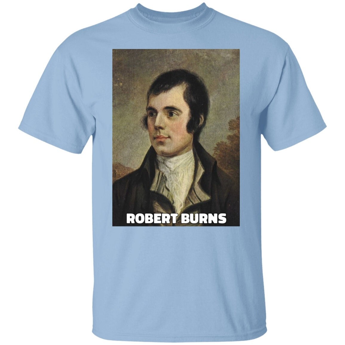 Discover Robert Burns Scottish Poet Writer T-Shirt Classic Literature Romantic Poet Tshirt