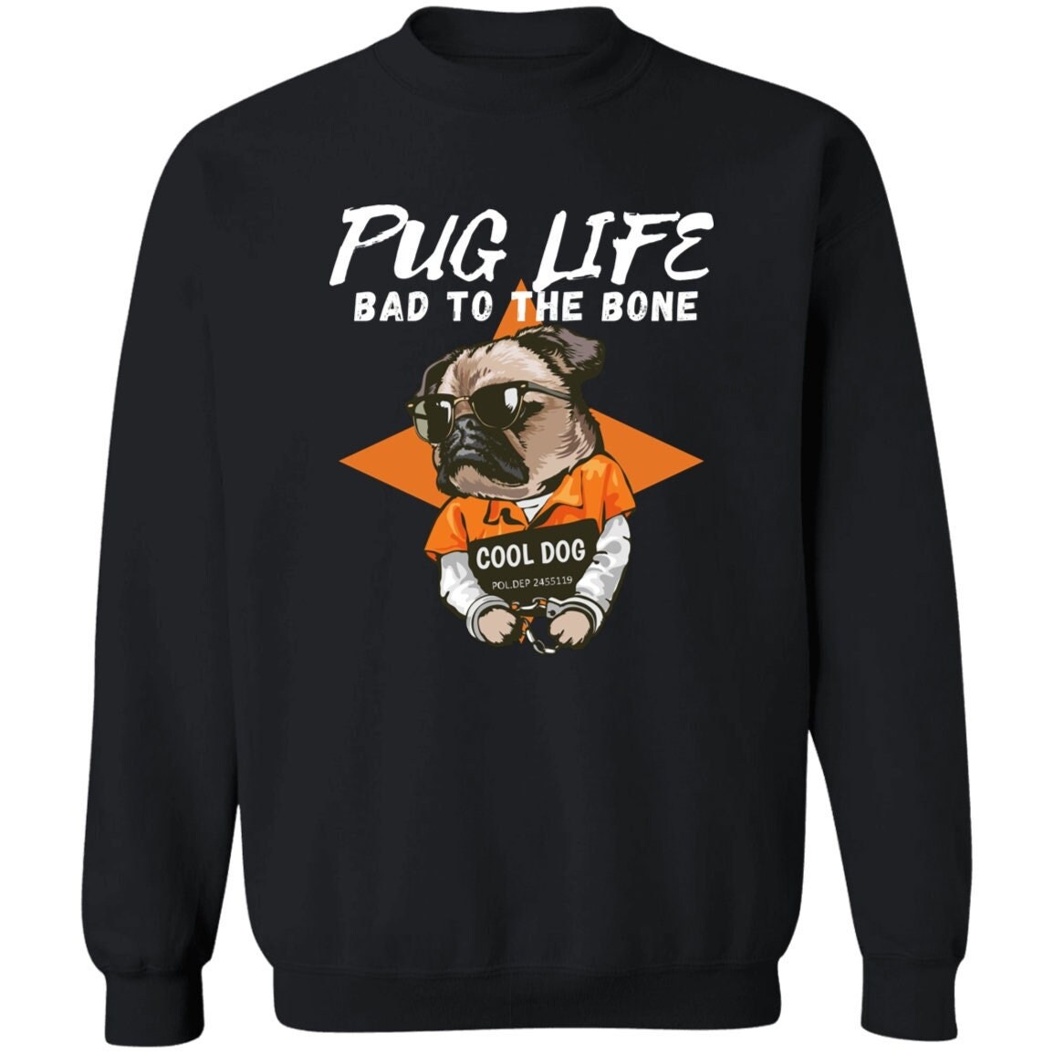 Pug life sweater hotsell