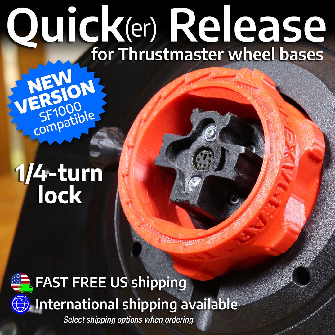 Quick Release for Thrustmaster Servo Wheel Bases by Apexvgear Etsy