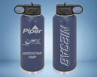 General Aviation Custom Engraved Water Bottles