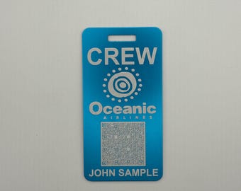 Custom Metal Luggage Tags (1 Pair)