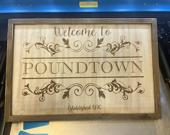 Poundtown Wall Sign