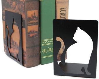 SL00021 Decorative BINGFANG-W 1 Pair/Lot Cute Funny Lovely Cat & Music Note Iron Bookend SL00021 Decorative BINGFANG-W 1 Pair/Lot Cute Funny Lovely Cat & Music Note Iron Bookend