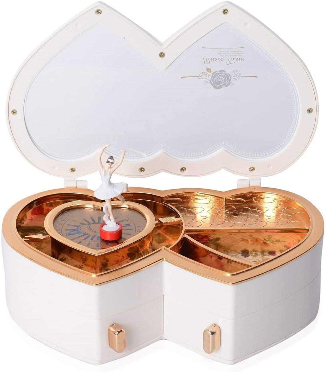 Jewelry Women Box Heart Jewelry Box Musical Box Gift for Etsy