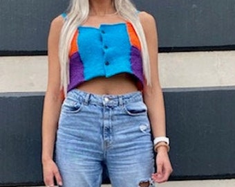 PATTERN: Patchwork Crop Top