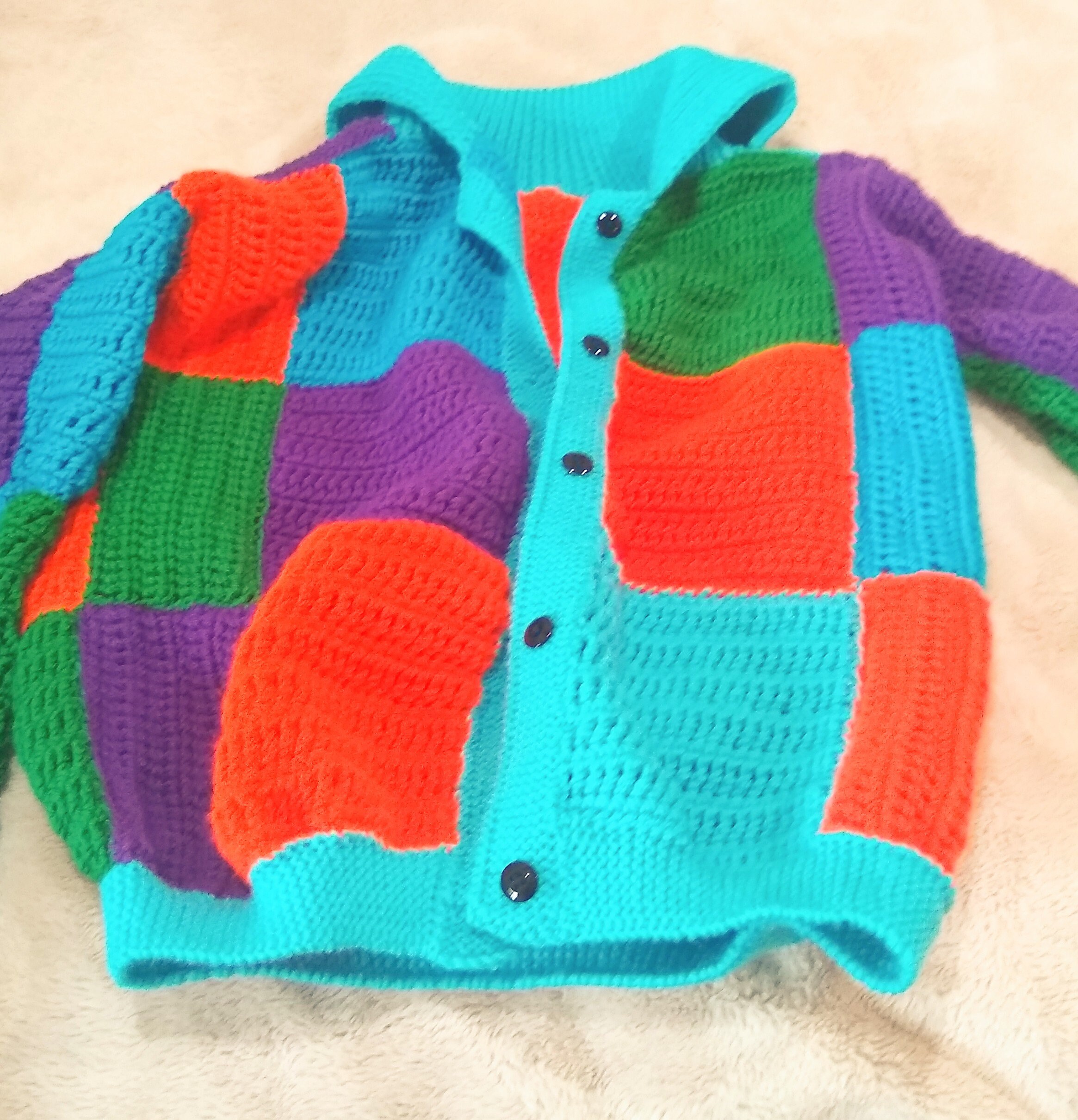 PATTERN: Patchwork Cardigan Etsy