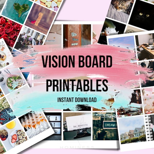 Vision Board Printables - Etsy