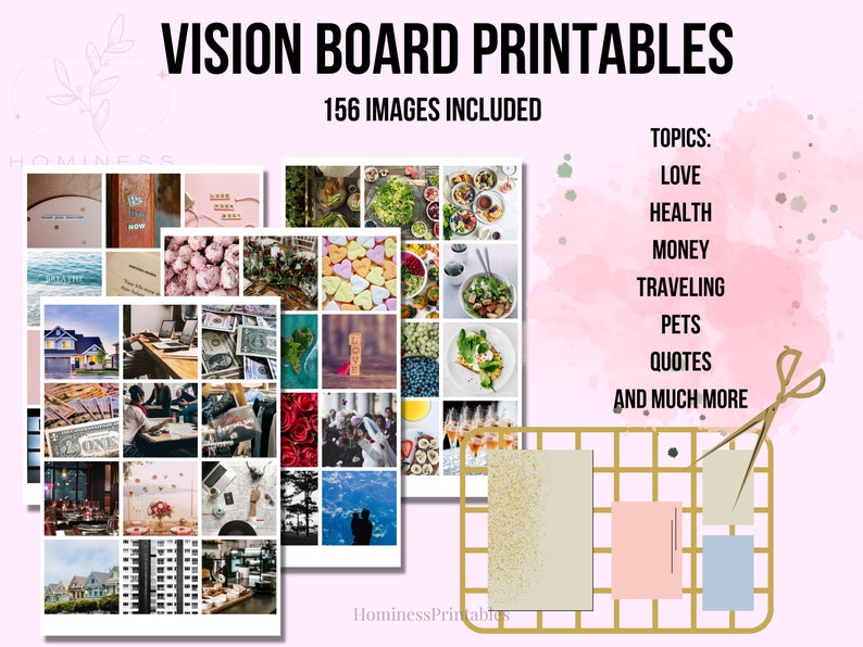 Vision Board Printable. 150 Vision Board Printable Pictures. Vision ...