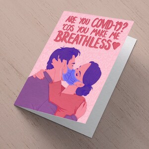 Covid Kiss、バレンタインデーカード