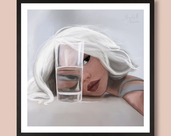 Blickglas, Quadratischer Druck