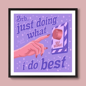 Self Destruct, Square Print