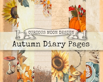 AUTUMNAL DIARY Digital download printable kit