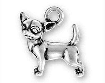 PD-2647-OR 2 Pcs Silver Plated over Brass 5mm x 1.50mm Tiny Dog Bone Charms Dog Pendant Pet Animal Charm Pendant