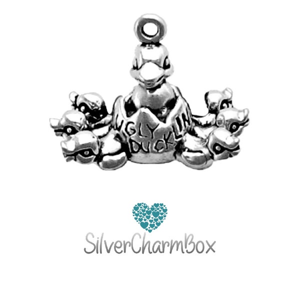 Sterling Silver Ugly Duckling Charm