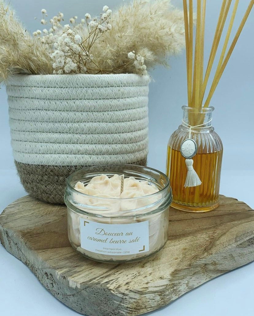 Bougie Parfumée Au Caramel Beurre Salé