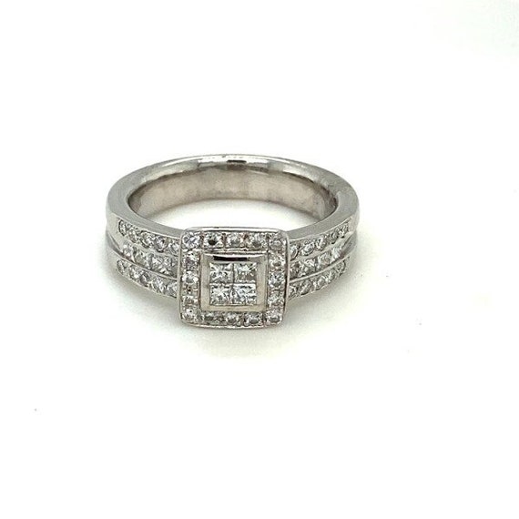 Quad cut engagement rings best sale