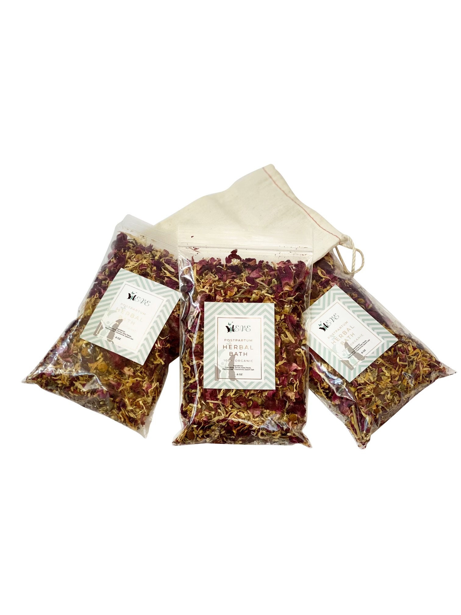 EVE 2 oz Organic Postpartum Herbal Sitz Bath (3 Packs)