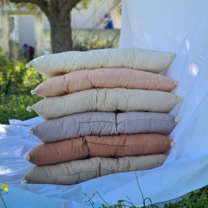 Coussin de sol en coton fait main, décoration de chambre de bébé, matelas de sol, coussin, coussins de sol, oreillers pour enfants, oreillers pour chambre de bébé, matelas pour bébé image 6