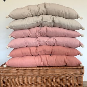 6 shades of pink , Cotton Floor cushion baby room decoration,cushion, floor pillows, kids pillows, nursery pillow, baby girl cushion,gift