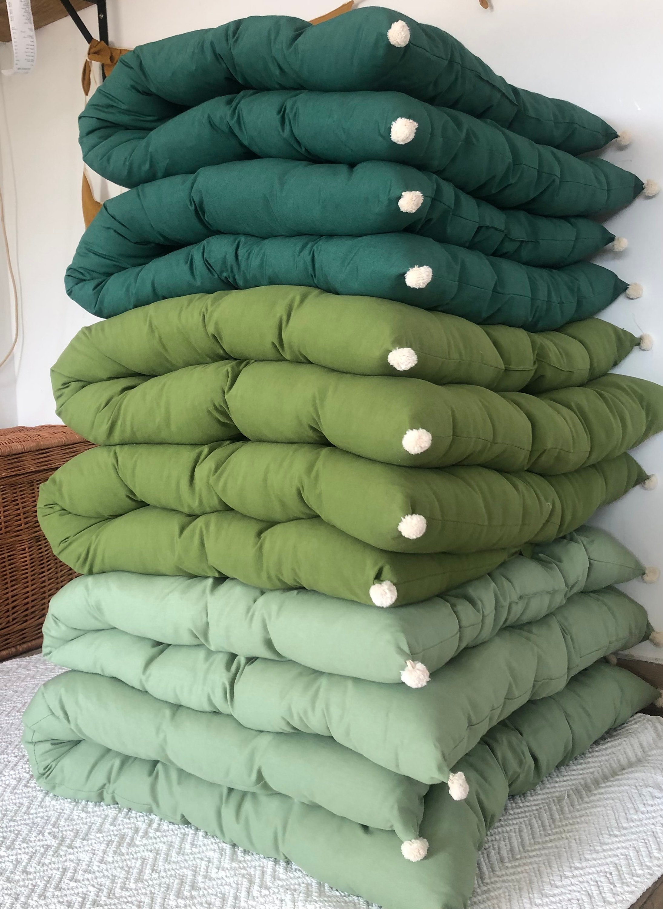 vintage floor cushion　グリーンベージュ vintage floor cushion グリーンベージュ