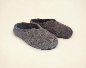 Cozy felt slippers: handmade, comfort, style, gift, home shoes