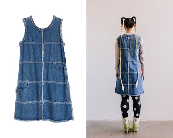 90s -2000s Jean Paul Gaultier Jeans Denim dress /