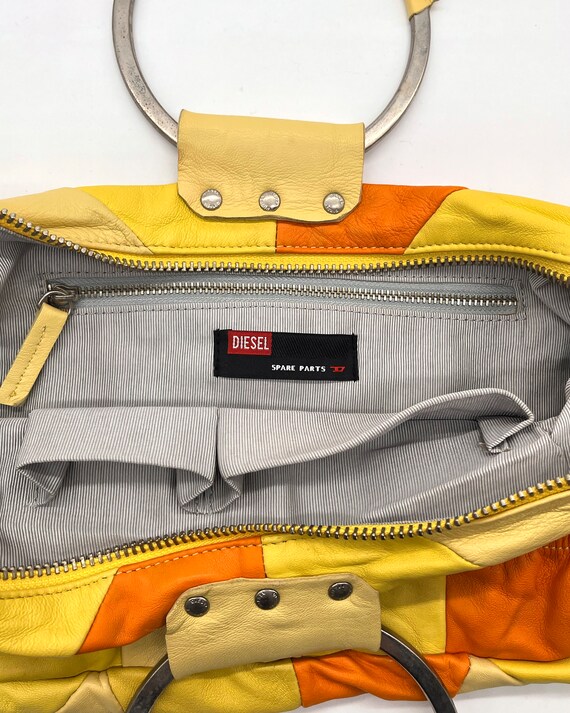 Y2K DIESEL Handbag / Very Rare 2000s Era Diesel Patchwork Bag