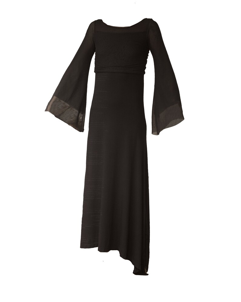 Y2K COP COPINE Asymmetrical Maxi Dress/ Cop Copine Mesh Dress/ Etsy