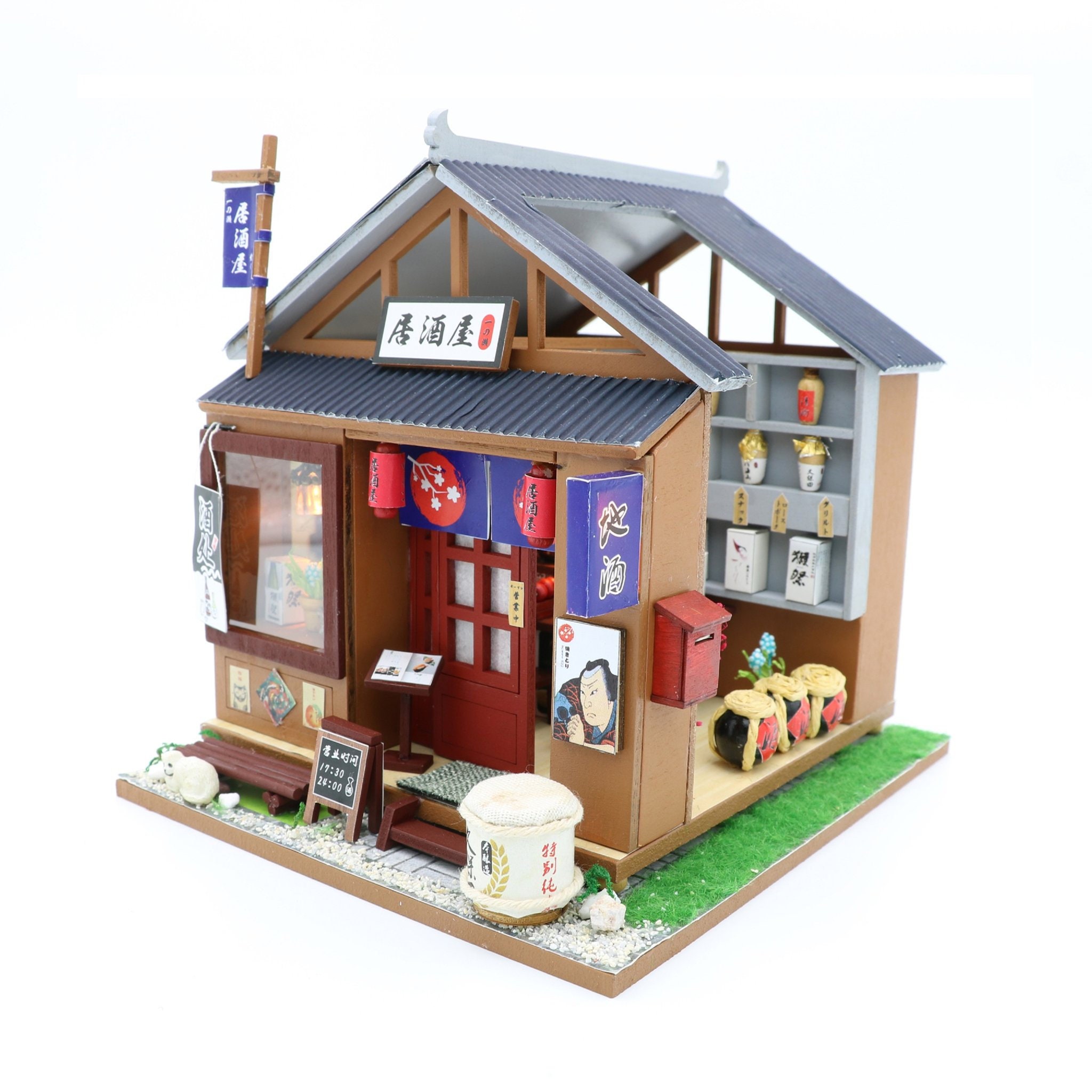 Amazon.com: Miniature Retro Japanese Style Hotel Dolls House