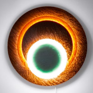 Touch-Activated LED Wall Art | Modern Dimmable Acrylic Light | Unique Room Decor
