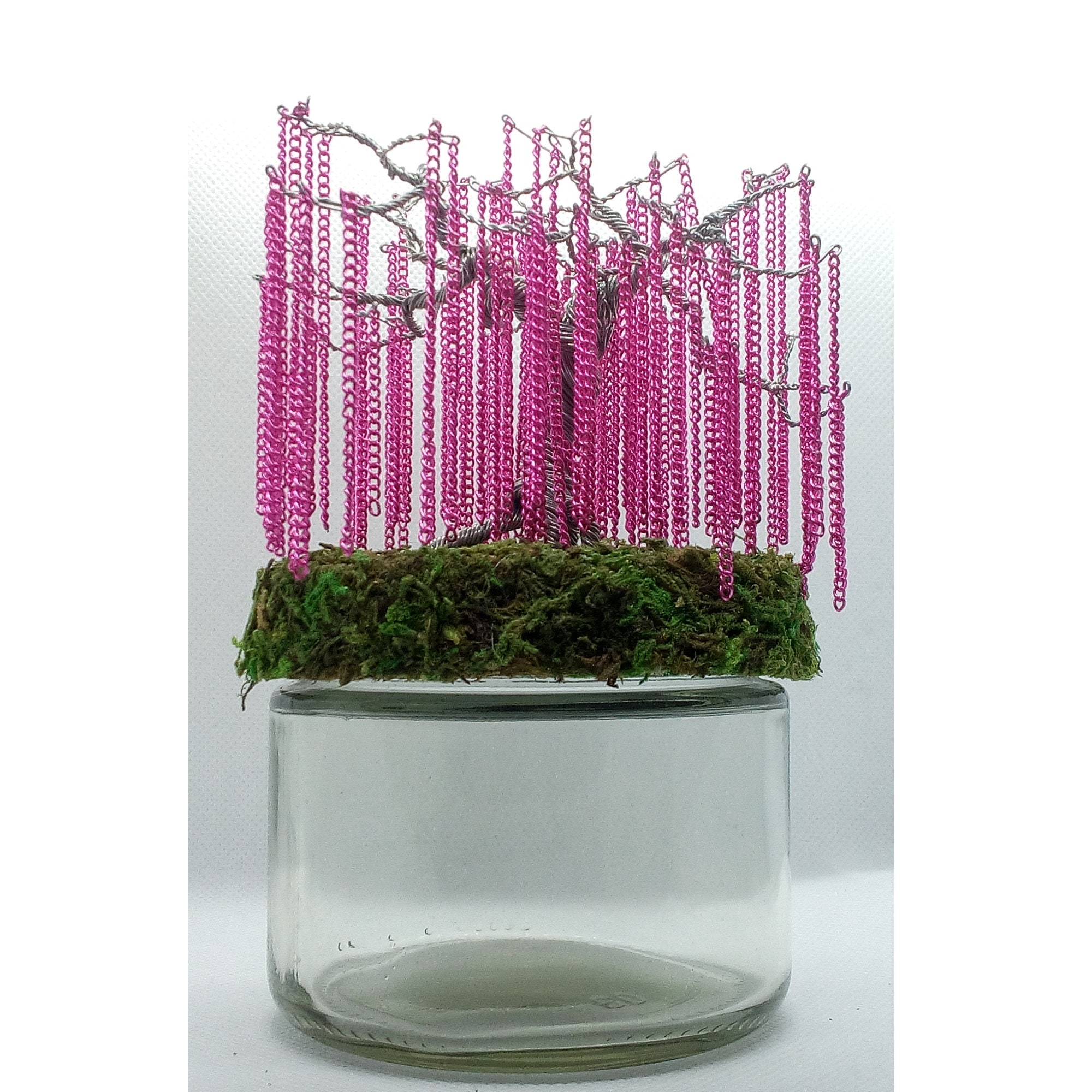Pink Weeping Cherry Willow Wire Bonsai Tree | Etsy