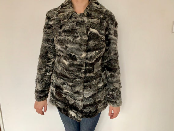Vintage 1970s karakul fur coat