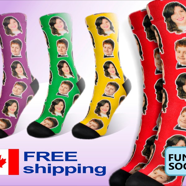 Face socks, Custom Face Socks, Custom Photo Socks, Personalized Socks, Custom Printed Socks, dog face socks, cat face socks