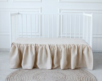 Crib Bed Skirt Etsy