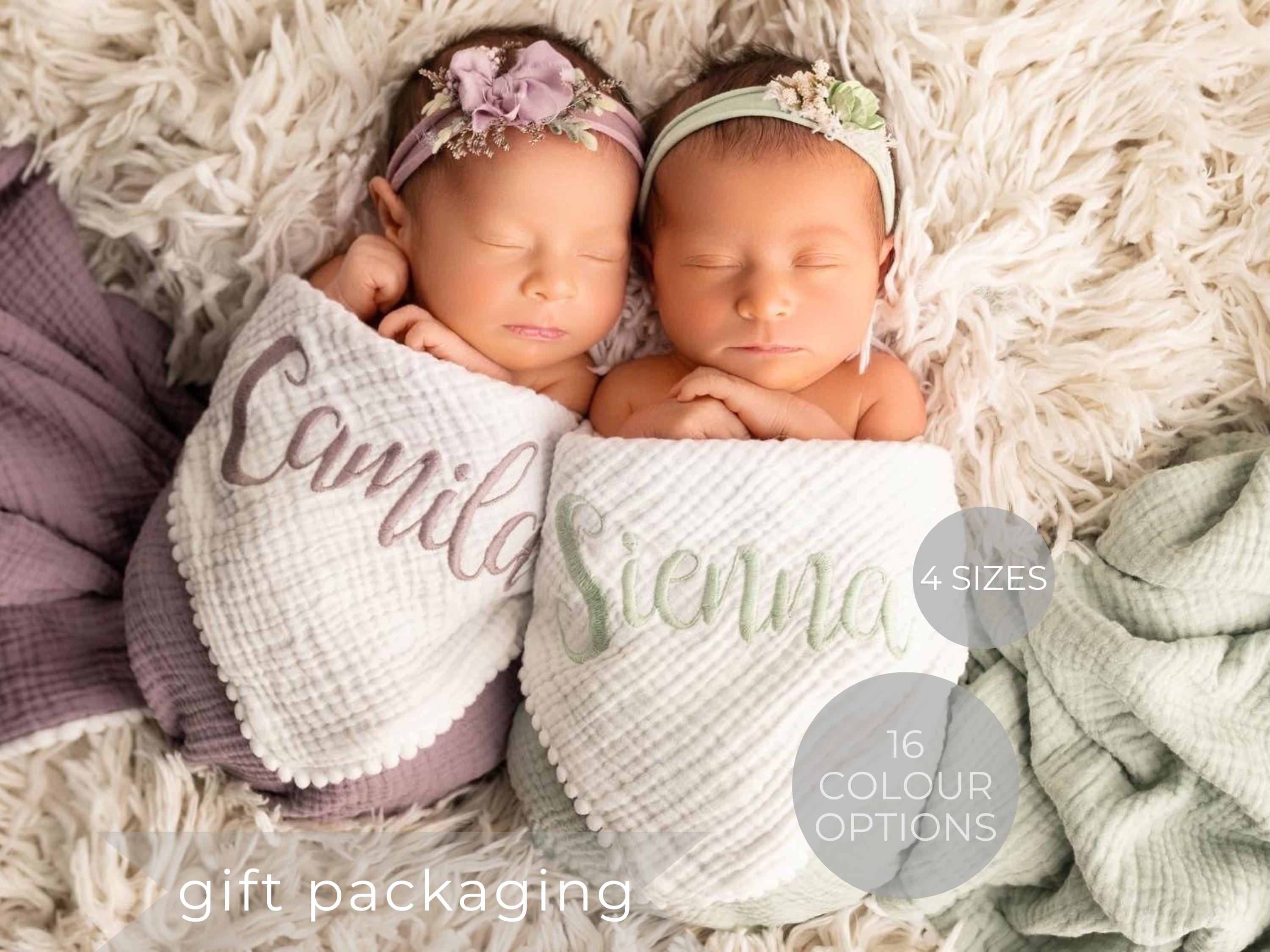 Receiving Blanket And Headband Set Newborn Receiving Blanket