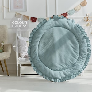 Spielmatte, Baby-Spielmatte, Babyteppich, Runde Babymatte, Kinderzimmer Bodenmatte, Säuglingsaktivitätsmatte, waschbarer Babyspielteppich, Spielmatte für Neugeborene