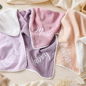 baby blanket with name, Personalized Blankets for Baby shower Gift, Newborn Gifts, Stroller blanket personalised Baby Girl Gift Personalized
